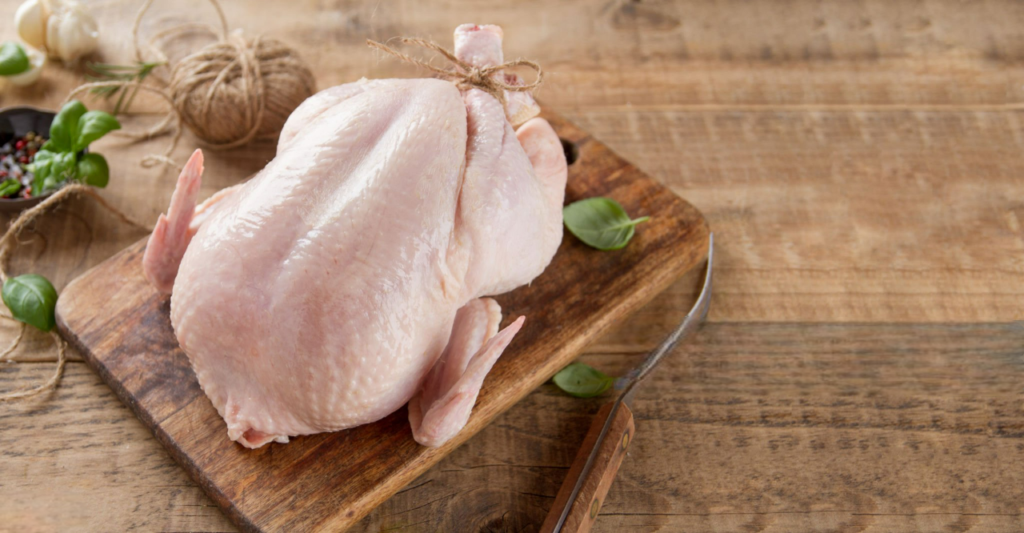 odeur du poulet
